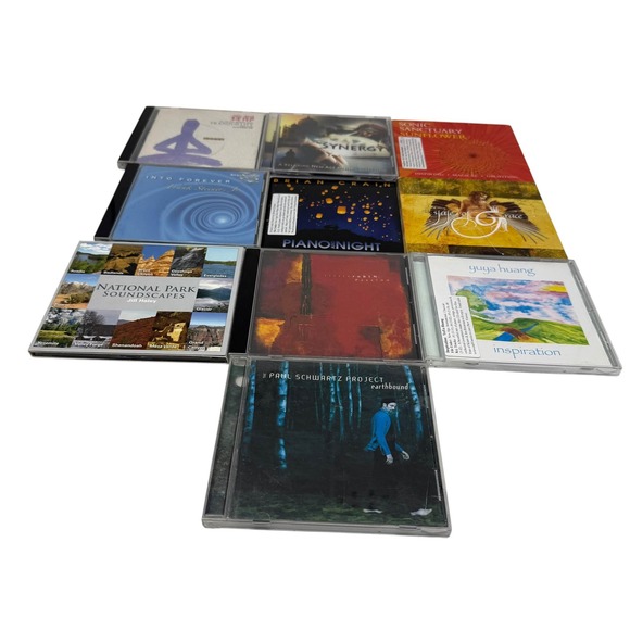 Other - 10 New Age Instrumental CD Lot Brian Crain Paul Schwartz Jill Haley YuYa Huang